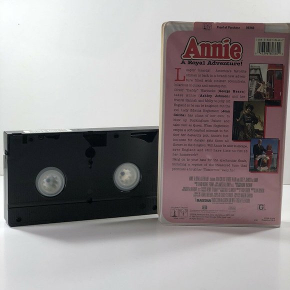 Annie the Royal Adventure VHS Movie Tape - Picture 2 of 6